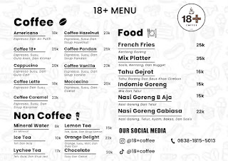 18+ Coffee bogor