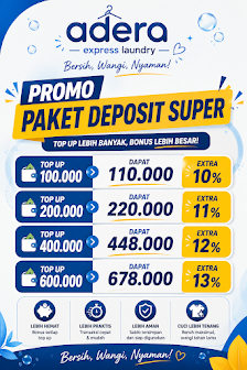 ADERA EXPRESS LAUNDRY | ANTAR JEMPUT |KILOAN | SATUAN | KARPET | SEPATU | DLL | RAWAMANGUN DAN SEKITAR