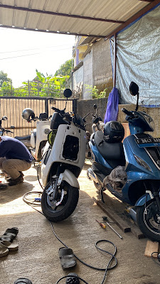 AMC EV workshop (bengkel sepeda dan motor listrik)