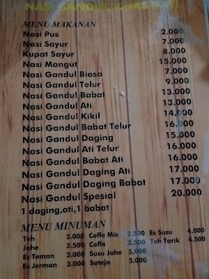 Angkringan Nasi Gandul Khas Pati
