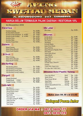 Apeng Kwetiau Medan