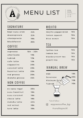 Appresio Coffee Bogor
