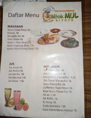 Ayam Goreng Mbak Mul Tawangsari