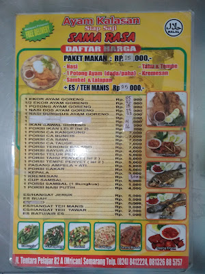 Ayam Kalasan Sama Rasa MRICAN