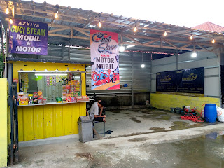 Azkiya Cuci Steam Mobil Motor