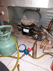 Azzam service AC kulkas freezer chiller showcase side by side mesin cuci