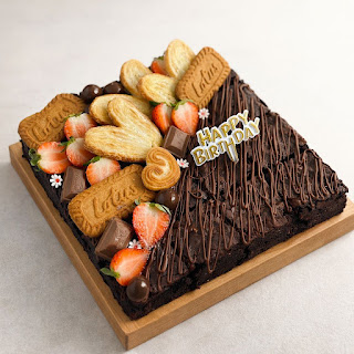 Baked Lah - Brownies Custom Birthday Cake