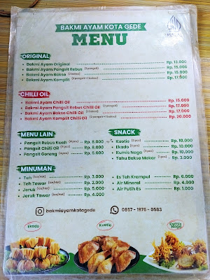 Bakmi Ayam Kotagede