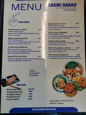 Bakmi Danau Istana Buah