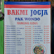 Bakmi Jogja Pak Wondo Gunung Kidul