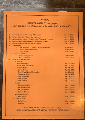 Bakmi Jogja Trunojoyo