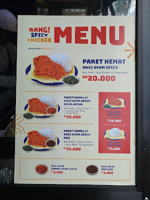 Bang Spicy Chicken Sekeloa