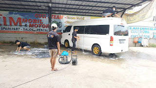 Bengkel dan Steam Motor Ci Mobil ( Nyuci Mobil )
