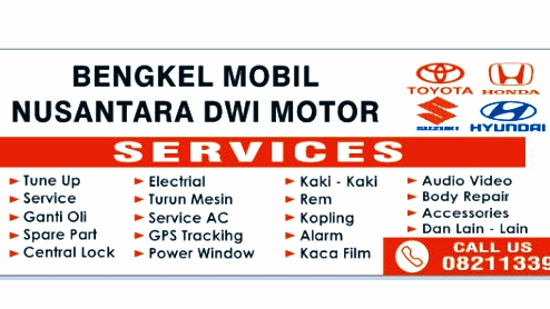 BENGKEL MOBIL NUSANTARA DWI MOTOR