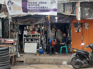 Bengkel motor bang juns manggarai