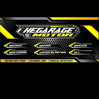Bengkel Motor Hegarage Spesialis Cat Motor, Cat Velg, Vapour Blasting, Restorasi