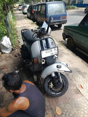 Bengkel vespa sakaw
