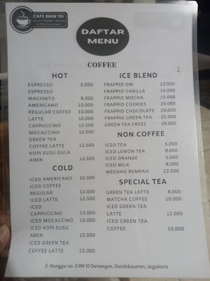 Cafe BMW10i Pengok Jogja