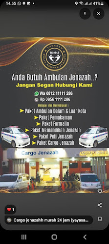 Cargo jenazahh murah 24 jam (yayasan mulia armada semesta)
