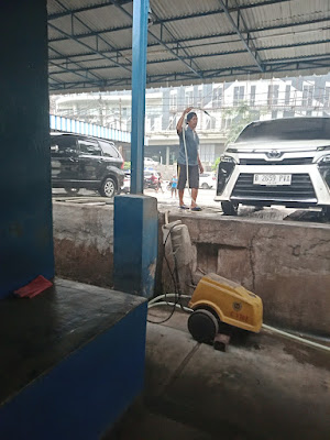 Cuci Steam Motor Bangau IV