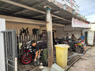 Cuci Steam Motor Bike Wash