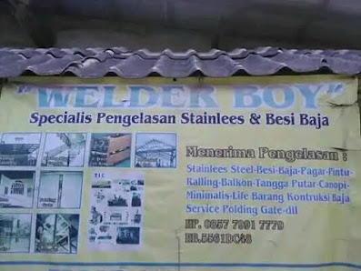 Dedi las. Jasa spesialis pengelasan kontruksi baja dan stainlees argon dan maintenance gedung