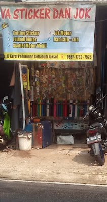 Diva Stiker & Jok Motor