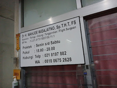 Dr. H. Wahjoe Widayatno, SP. THT. FS
