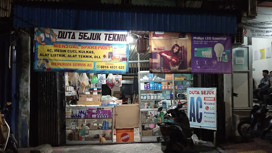 DUTA SEJUK TEKNIK TOKO SPAREPART AC, KULKAS, MESIN CUCI, MELAYANi SERVICE AC, BONGKAR PASANG AC, PERBAIKAN AC..