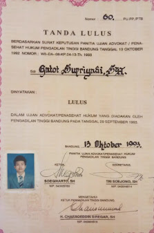 GATOT SUPRIYADI, S. H.