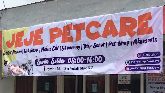 Jeje Pet Care, Dokter Hewan & Pet Shop