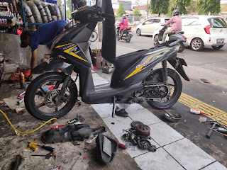 Kapuk Oil Motor - Bengkel TVS Motor