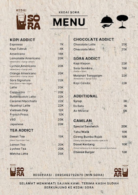 Kedai Sora Pakuan Bogor