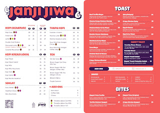 Kopi Janji Jiwa & Jiwa Toast, One Belpark