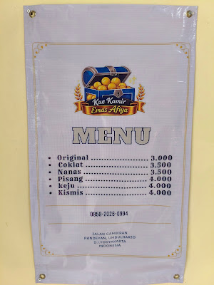 Kue Kamir Emas Afiya