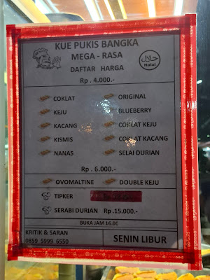 KUE PUKIS BANGKA MEGA RASA
