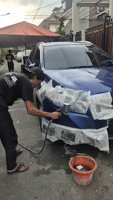 MAHIRA CAT DUKO BODY REPAIR AND REPAINT MOBIL DAN MOTOR