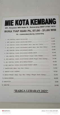 Mie Kota Kembang Tanahmas