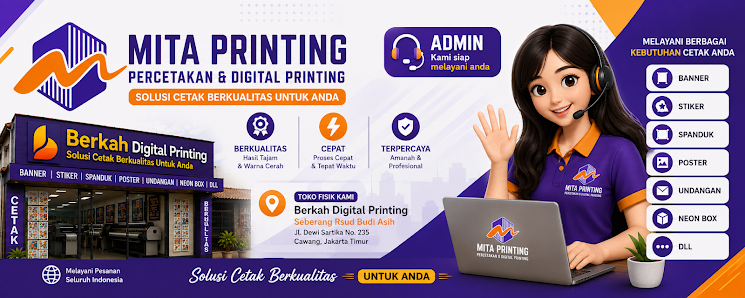 Mita Printing | Percetakan 24 Jam | Fotocopy dan Print Murah | Digital Printing Express Terdekat Jakarta Timur