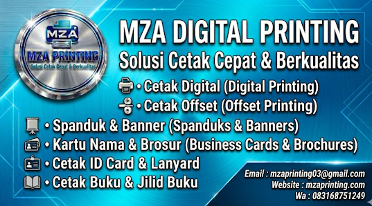 MZA PRINTING | Cetak Buku Terdekat| Cetak Banner Terdekat | Cetak Stiker Terdekat | Percetakan 24 Jam Terdekat