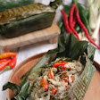 Nasi bakar OTW spesial masakan indonesia