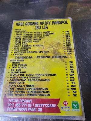 Nasi Goreng Kebuli Apjay Pak Ivan Panglima Polim IX