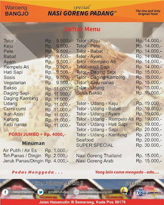 Nasi Goreng Padang Bangjo