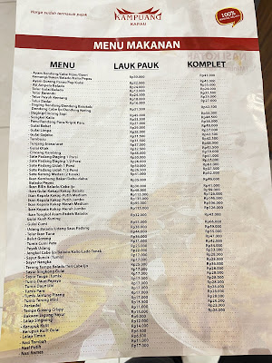 Nasi Kapau Kampuang - Semarang