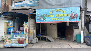 Ogy Saputra Cuci Motor Full Steam