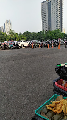Parkiran Motor Samsat Jakarta Selatan