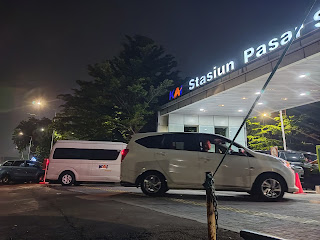 Parkiran Motor Stasiun Pasar Senen Zona Luar Umum Dan Inap