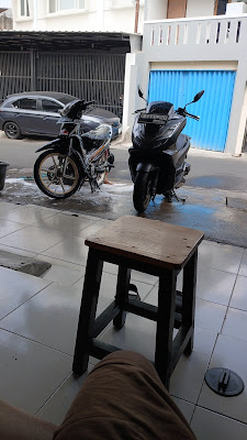 PENCUCIAN MOTOR KAMBOJA UJUNG