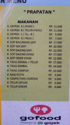 Pondok Dahar " PAWON MAK'E " ( Aneka Masakan Jawa, SOP & Tahu Gimbal )