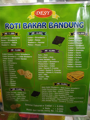Roti Bakar Bandung Desy